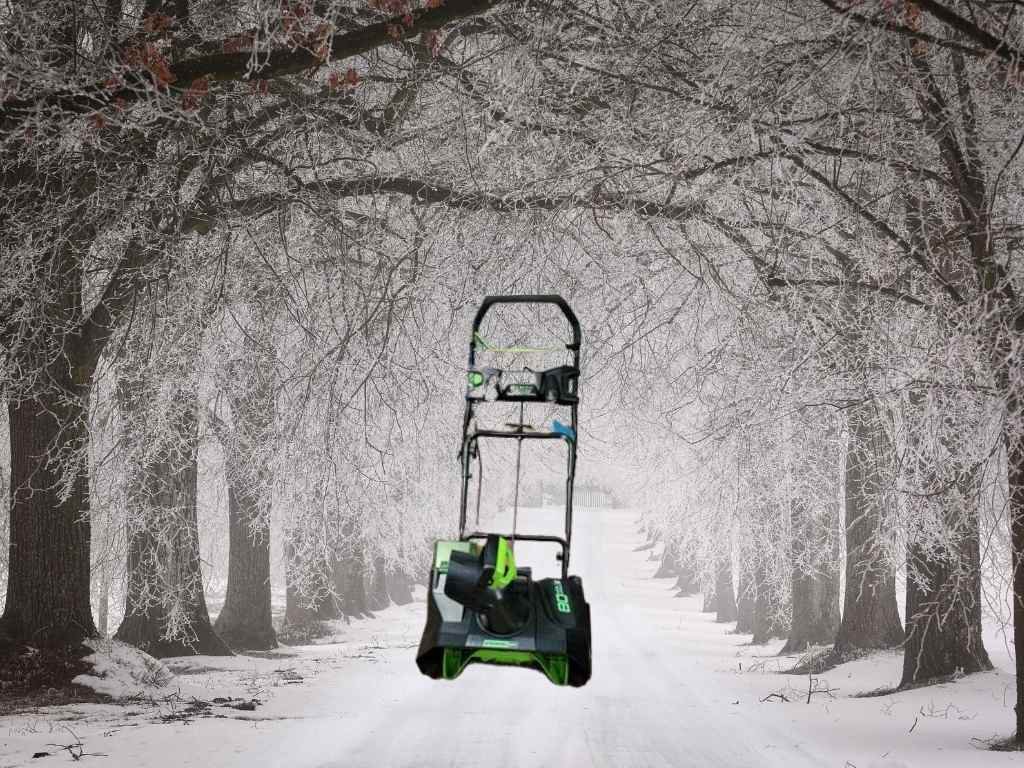 battery powered snow blower
