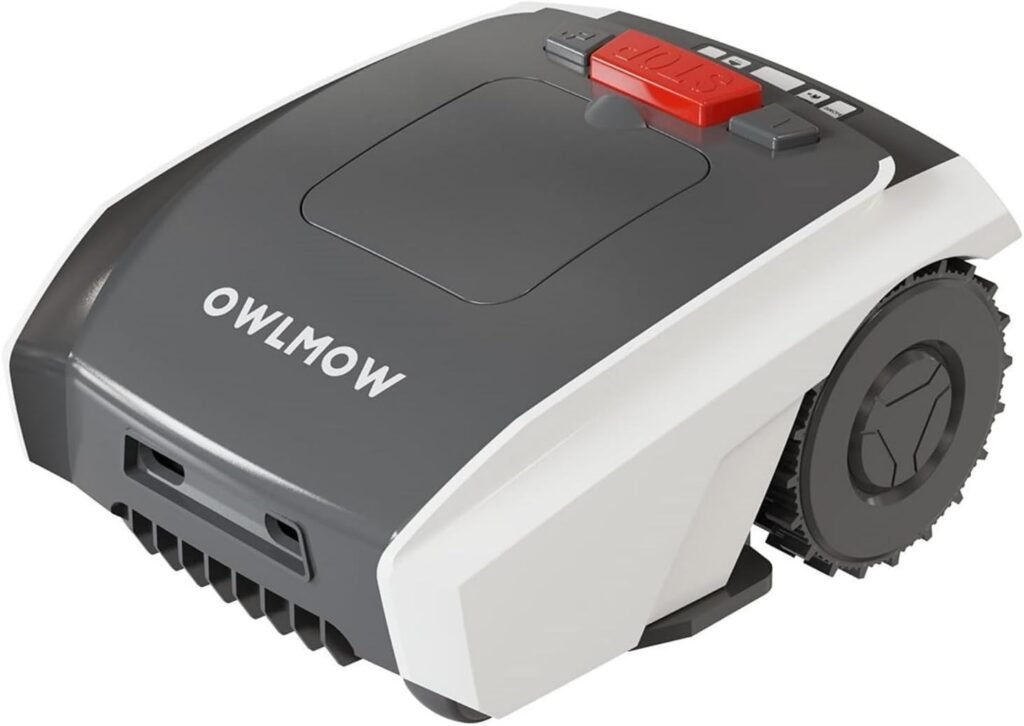 OWLMOW Robot Lawn Mower with GPS Path Planning, Mows Up to 1/2 Acre /22,000 Sq.Ft, APP Control with Schedule, Multiple Zones Capability, Custom Mowing, Stoppage Re-Cutting, Self-Charging, IPX5, Wi-Fi