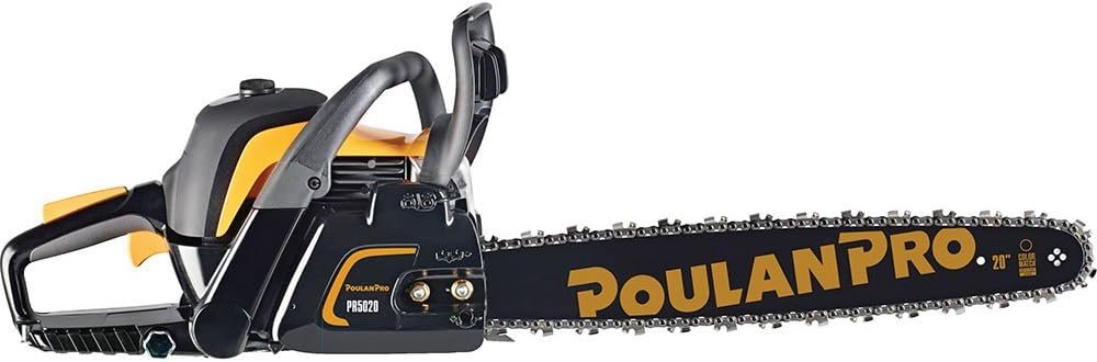 Poulan Pro 20 in. 50cc 2-Cycle Gas Chainsaw, PR5020